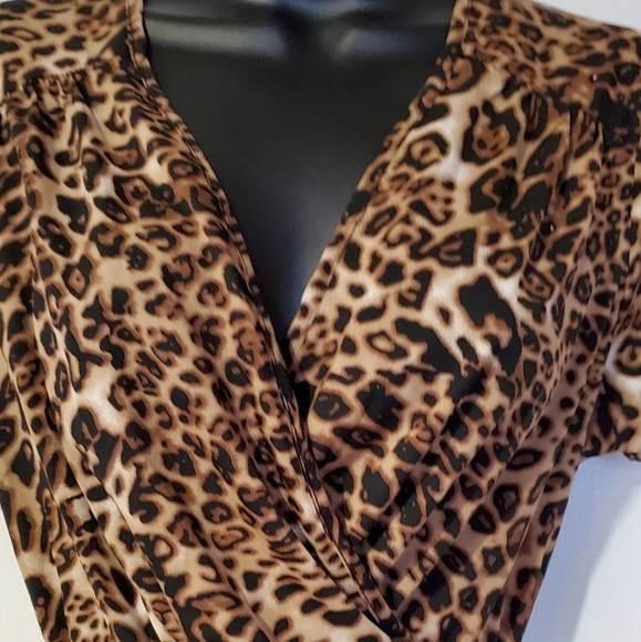 Kimono Leopard print wrap - Picture 2 of 9